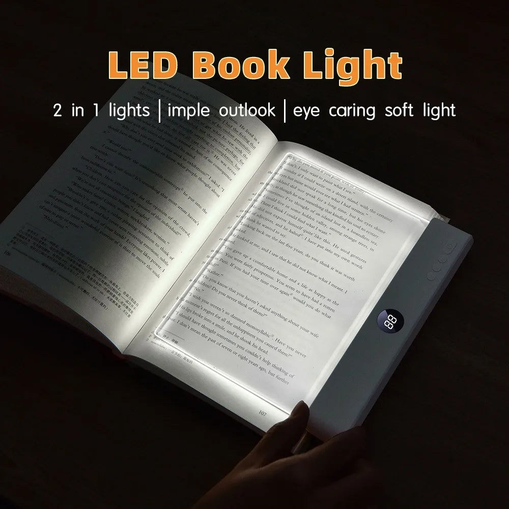 LED Flat Book Reading Light