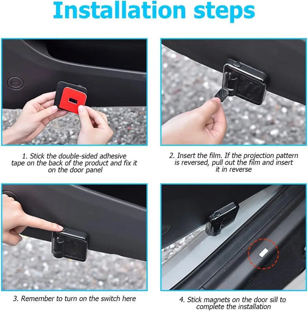 Wireless Car Door Light Projector