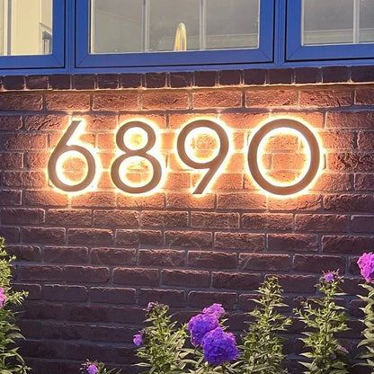 NightGlow LED House Address Sign